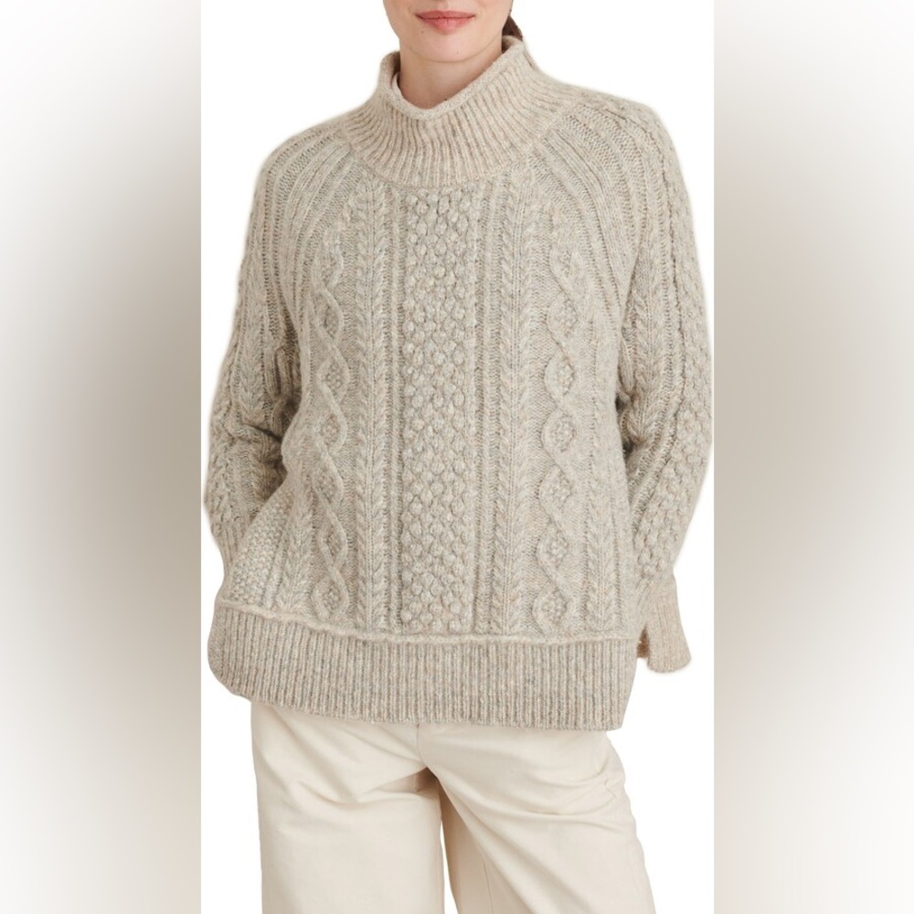 Alex Mill Camil Cable Wool Sweater